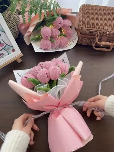 A gift-ready flower box